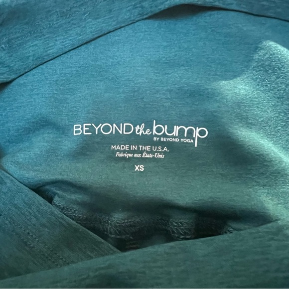 Beyond Yoga | Teal Maternity Joggers - Picture 6 of 11
